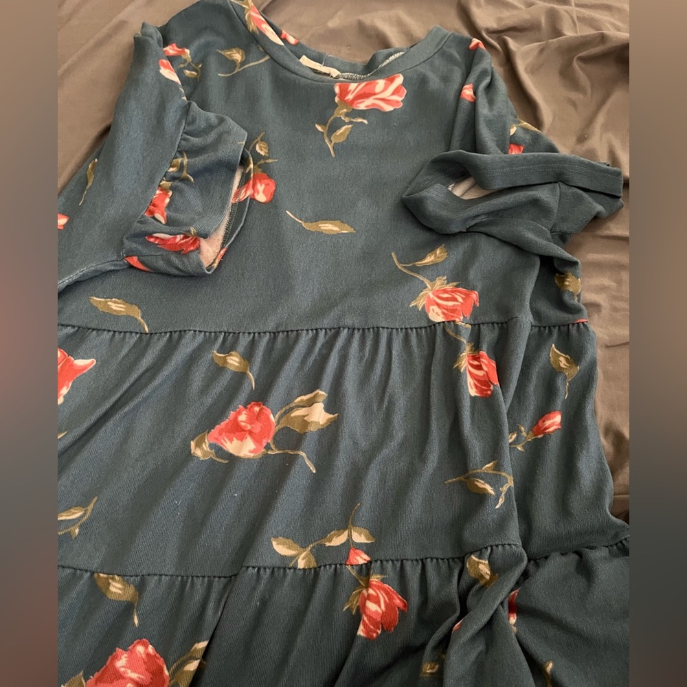 Blue floral Tunic